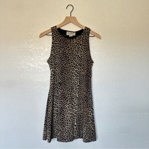 Vintage Leopard Dress Small